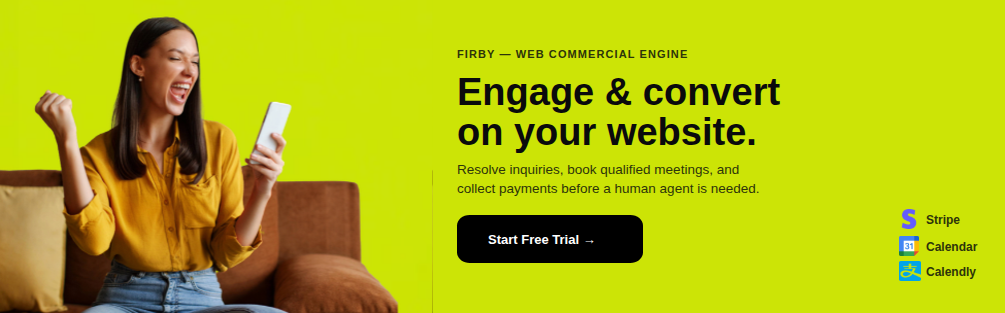 Engage and convert on your website with Firby